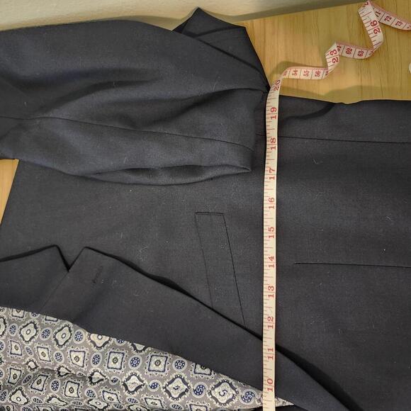 Elegant Alan Flusser Navy Blazer  SEE MEASUREMENTS IN PIC - Picture 5 of 9